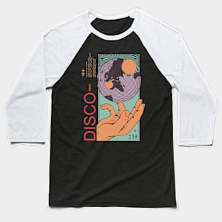 retro disco design Baseball T-Shirt